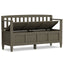 Brooklyn - Handcrafted Entryway Storage Bench