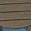 Outdoor Acacia Wood Side Table With Weather Resistance