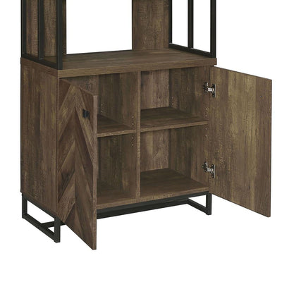 Herringbone - 2 Door - Brown