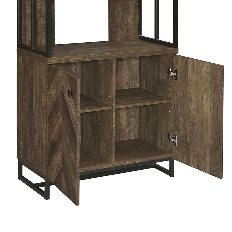 Herringbone - 2 Door - Brown