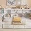 Daybed With 3 Drawers USB Ports And Desk