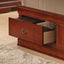 Traditional Style Bookcase Storage Bed
