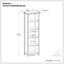 Amherst - 5 Shelf Bookcase, Handcrafted