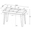 Writing Desk With 4 Hidden Storages - Brown