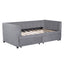 Upholstered Daybed With Ergonomic Design Backrest