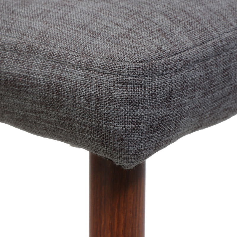 Modern Dining Chair With Iron Legs And - Light Gray