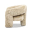 Avalon - Genuine Sheepskin Fur Split Barrel Back Accent Chair - Natural Blonde