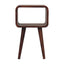 Minimalist Open Curved Nightstand