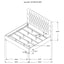Copper - Eastern King Panel Bed With Tufted Design - Oatmeal