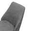 Modern Dining Chair With Iron Legs And Wood Finish