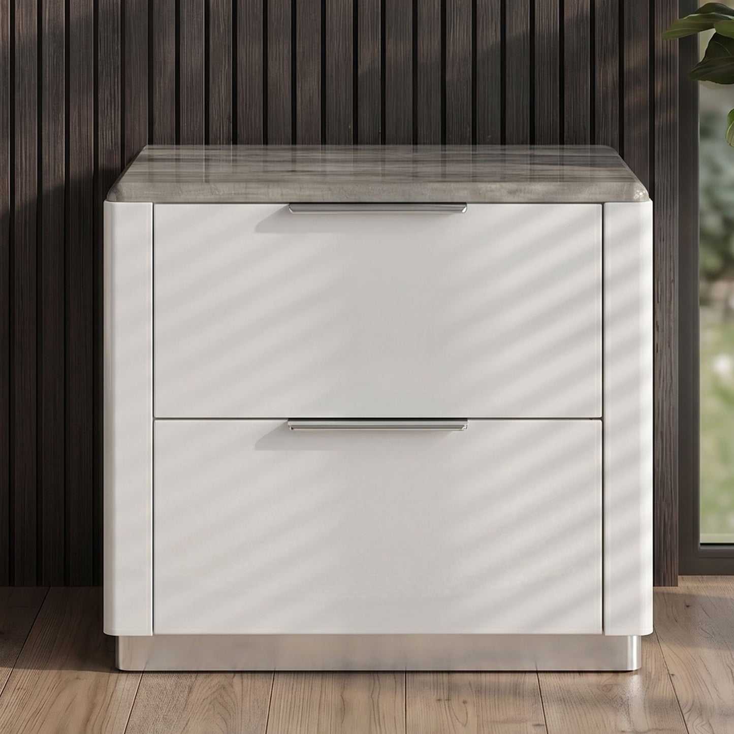 Jazz - 2 Drawer Nightstand - White