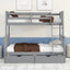 Bunk Bed With Ladders And 2 Storage Drawers