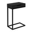 Accent Table, C - Shaped Contemporary Elegant Desig