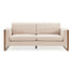 Modern Sofa With Solid Wood Legs, 3 Seater