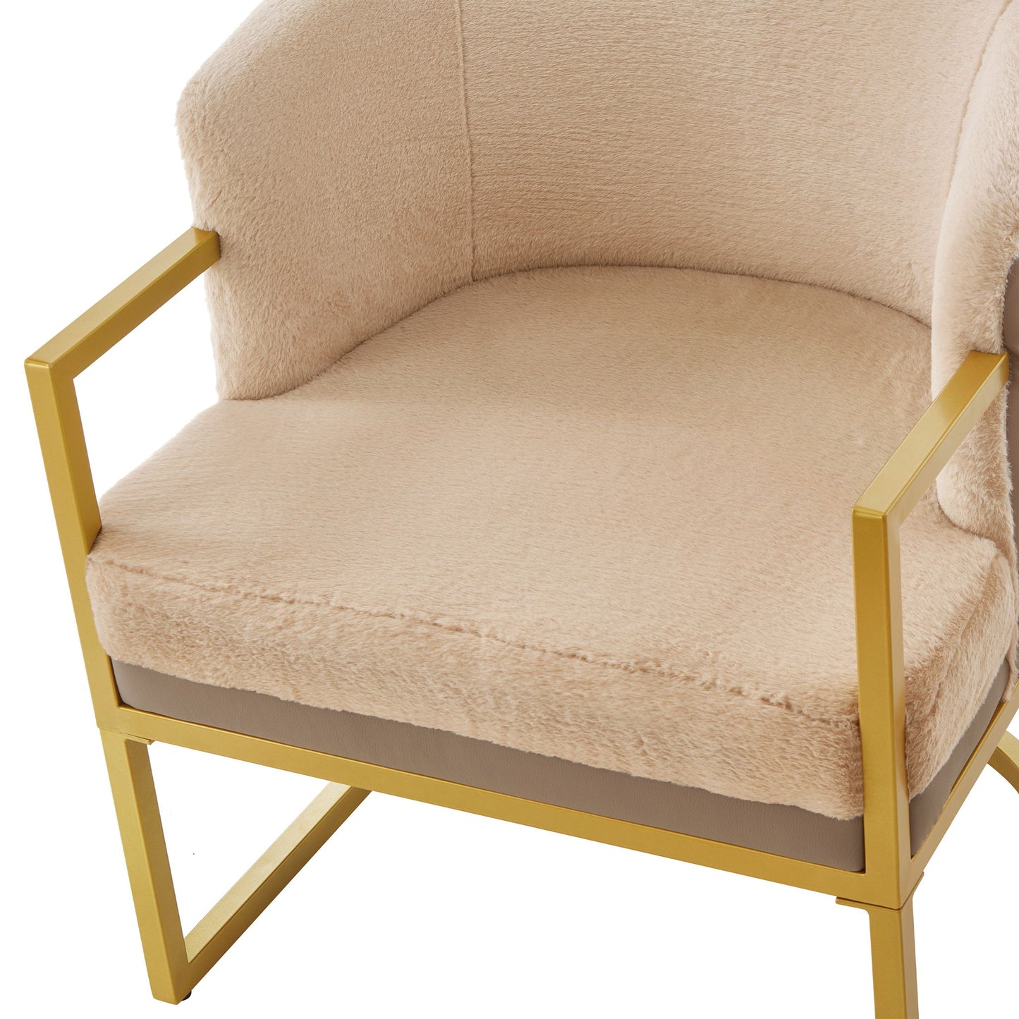 Upholstered Reading Accent Armchair For Living Room