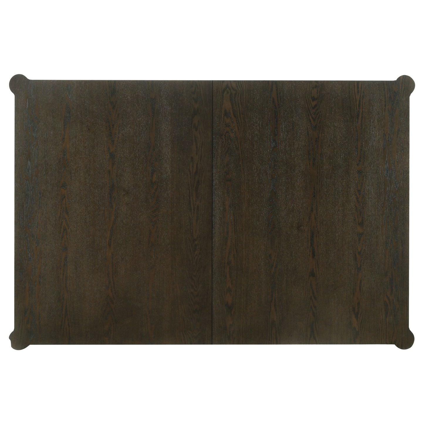 Blakely - Leaf Dining Table With Tapered Legs Accents - Ash Brown