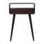 Solid Wood Curved Console Table