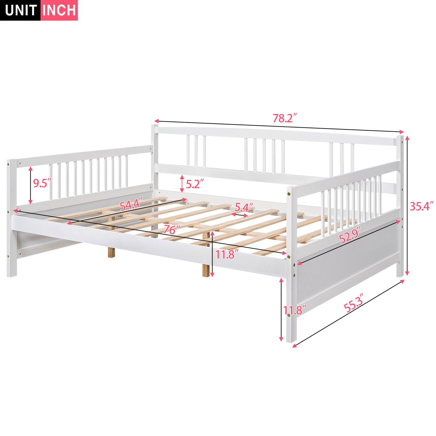 Multifunctional Elegant Modern Daybed