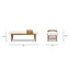 Billie - Modern Telephone Bench With Sliding Shelf - Ivory White