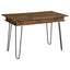Writing Desk With 4 Hidden Storages - Brown