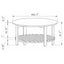 Altos - 1 Shelf Round Table