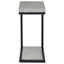 Snack Table With Industrial Base