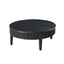 Tate - Round One Drawer Coffee Table - Black