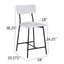 Badin - Counter Stool - White Washed