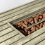 Propane Gas Fire Pit Table, 50000 Btu, Rectangular For Outside - Light Beige