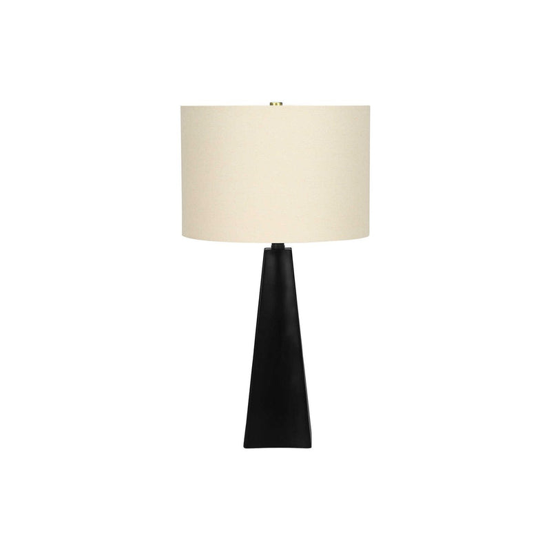 Iluminación, Lámpara de mesa, Resina, Moderna - Negra