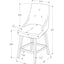 Swivel Stool Bar Height, Transitional (Set of 2)