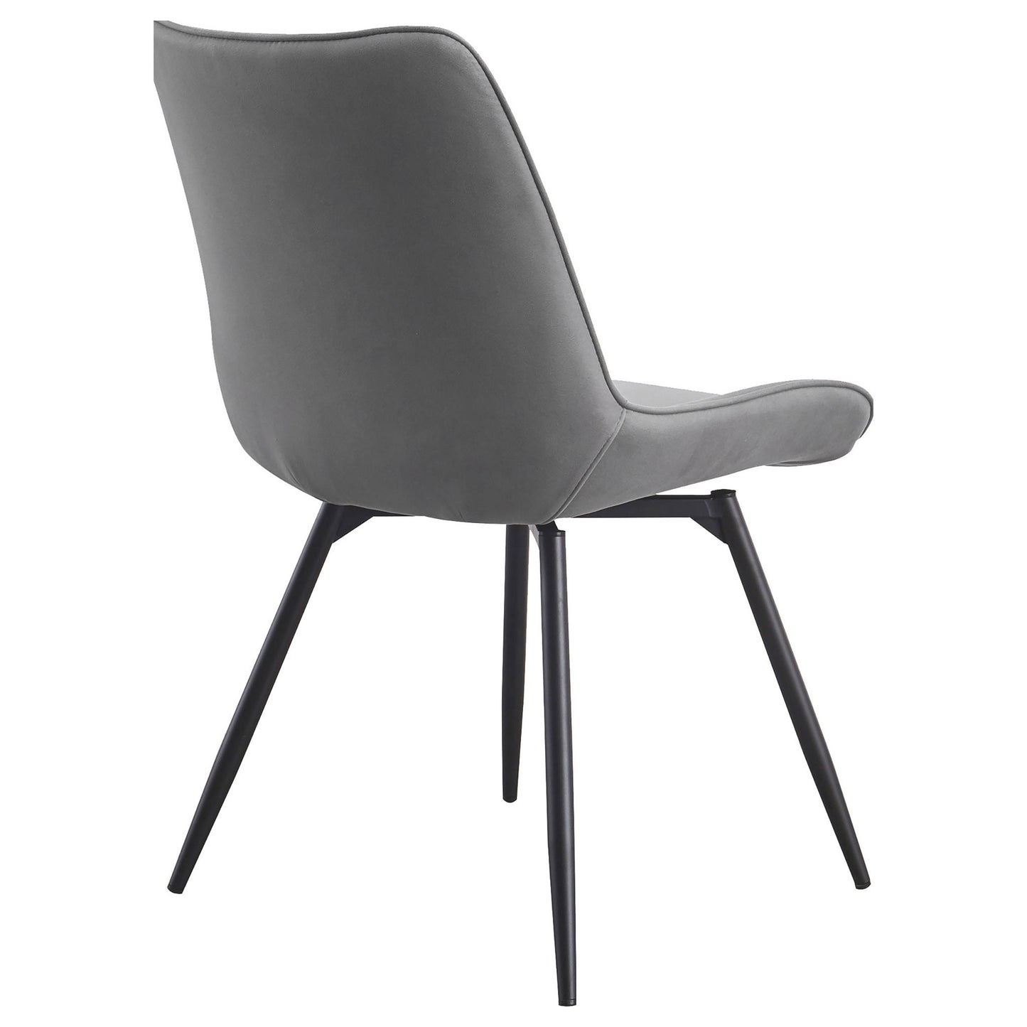Tufted Swivel Dining Chairs (Set of 2) - Gray
