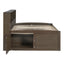 Daybed With 2 Bedside Cabinets, Upper Shelves And 4 Drawers