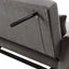Justine - Convertible Sleeper Loveseat - Brown