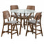 Oscar - Round Glass Counter Table Set
