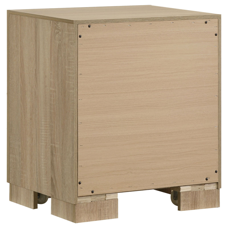 Merritt - 2 Drawer Nightstand - Light Oak
