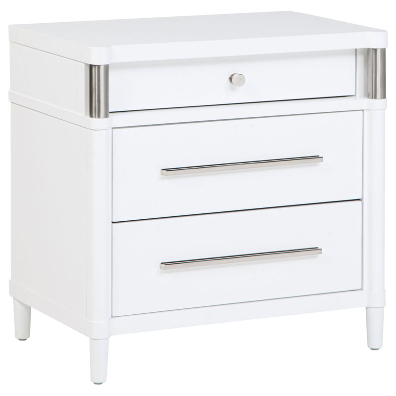Robinson - 3 Drawer Nightstand - White