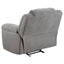 Sebring - Upholstered Glider Recliner Chair With Manual Recline And Smooth Gliding Motion - Gray