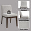 Edwyn - Linen Side Chair (Set of 2) - Gray