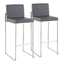Fuji - Contemporary And Modern Elegance High Back Barstool