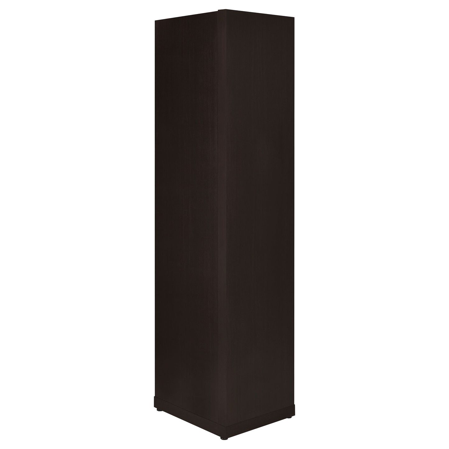6 Tier Corner Bookcase - Cappuccino