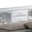 Modern Design Storage Bed With Bookcase Headboard