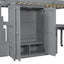 Loft Bed With Stairs, Bookshelf, Drawers, Desk & Wardrobe, Space Saving Multifunctional Furniture