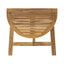 Outdoor 3 Piece Half Round Folding Bistro Set