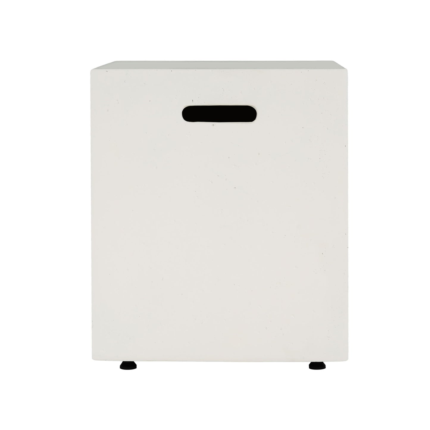 Modern Tank Holder Side Table With Smooth Concrete Surface