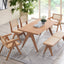 Valentina - 6 Pieces Patio Furniture Set - Rattan / Natural