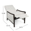 Drury - Contemporary Fabric Upholstered Pushback Recliner