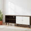 Amidon - TV Stand, With 2 Storage Shelves And 1 Cabinet