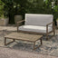 Belgian - Loveseat & Coffee Table Set With Water Resistant Cushions
