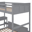 Full Over Full Bunk Bed With Desk
